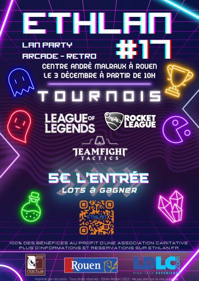 Affiche lan party Ethlan #17